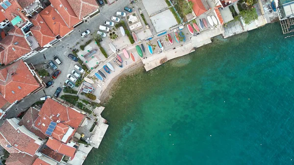 Aerial View Ohrid City Lake Ohrid North Macedonia High Quality — Stock Photo, Image