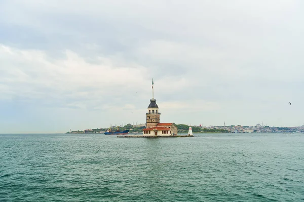 Panenská Věž Bosporu Istanbul Turecko Kvalitní Fotografie — Stock fotografie