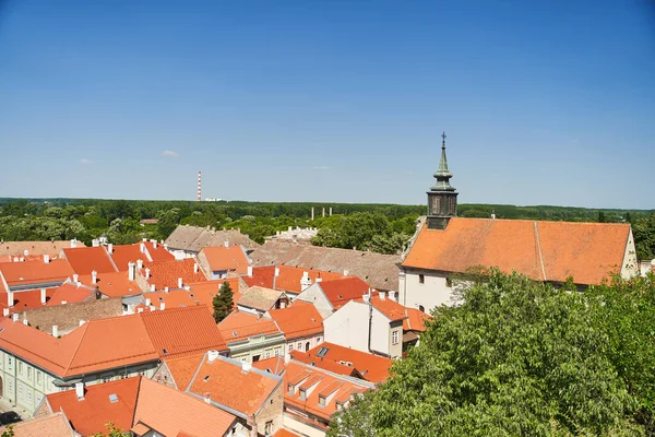 Vista Mosteiro São Jorge Petrovaradin Cidade Velha Petrovaradin Sérvia — Fotografia de Stock