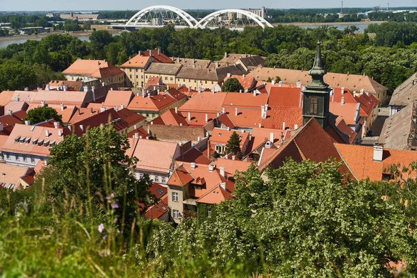 Vue Monastère Saint Georges Petrovaradin Vieille Ville Petrovaradin Serbie — Photo