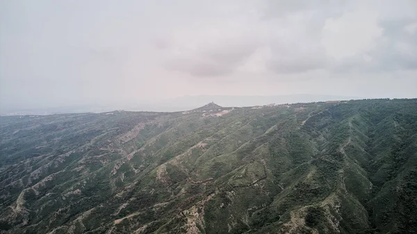 Aerial View Hills Tbilisi Krtsanisi District Tbilisi Georgia High Quality — Stock Photo, Image