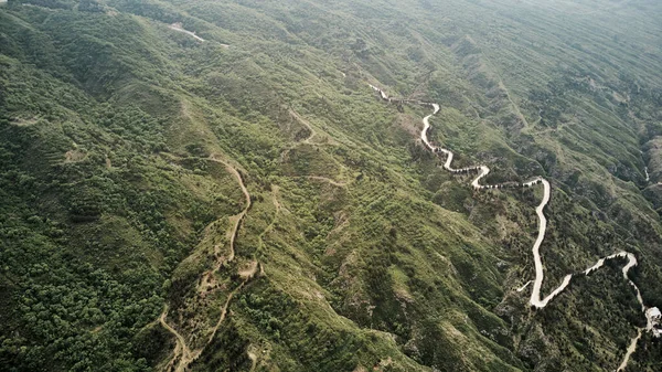 Luchtfoto Van Heuvels Tbilisi Krtsanisi District Tbilisi Georgië Hoge Kwaliteit — Stockfoto