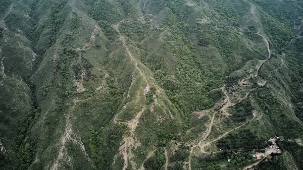 Vista Aérea Das Colinas Tbilisi Distrito Krtsanisi Tbilisi Georgia Imagens — Fotografia de Stock