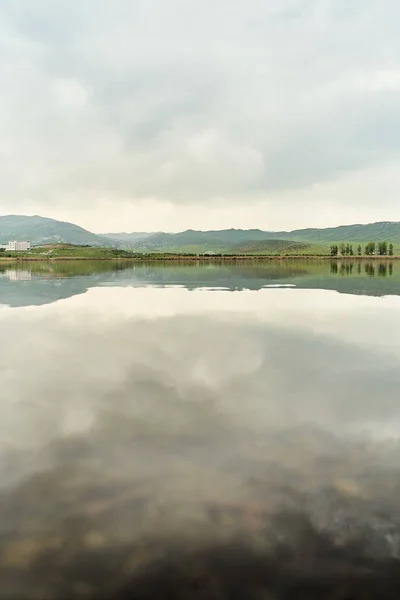 Vista Sul Bellissimo Lago Lisi Lisi Park Tbilisi Georgia Foto — Foto Stock