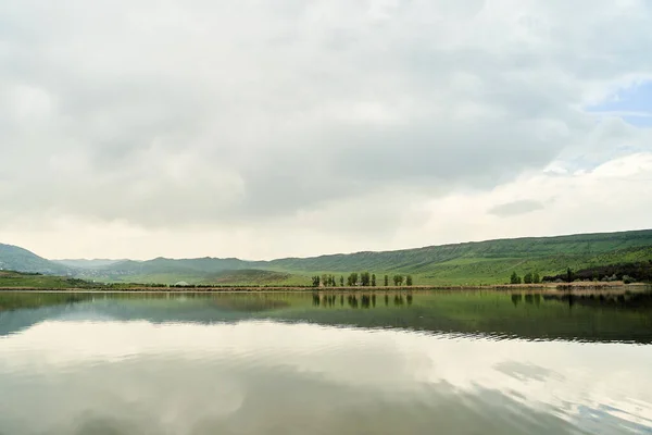 Vista Sul Bellissimo Lago Lisi Lisi Park Tbilisi Georgia Foto — Foto Stock