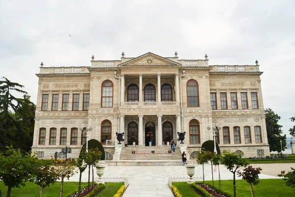 Vista Increíble Arquitectura Del Palacio Dolmabahce Estambul Foto Alta Calidad —  Fotos de Stock