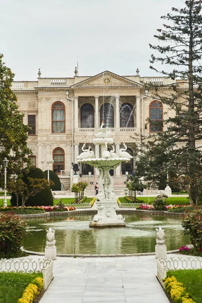 Vista Increíble Arquitectura Del Palacio Dolmabahce Estambul Foto Alta Calidad — Foto de Stock