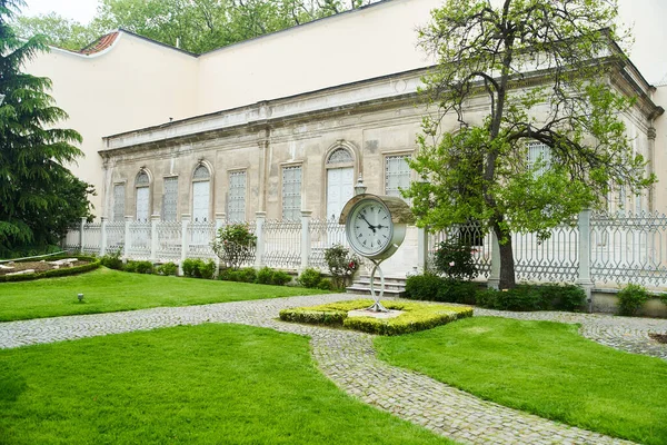 Óramúzeum Területén Dolmabahce Palace Törökország Isztambul Kiváló Minőségű Fénykép — Stock Fotó