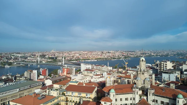 Vista Aérea Los Distritos Del Bósforo Fátima Kadikoy Estambul Turquía — Foto de Stock