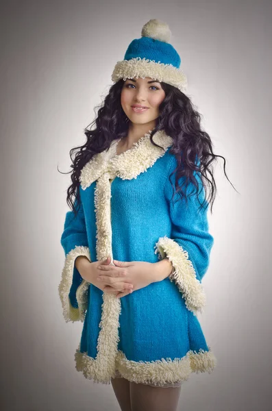 Snow Maiden Russian Christmas — Stock Photo, Image