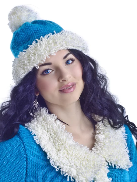 Snow Maiden Russian Christmas — Stock Photo, Image