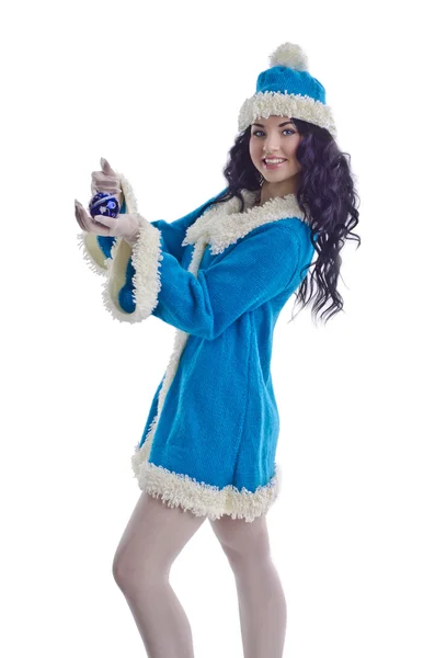 Snow Maiden Russian Christmas — Stock Photo, Image