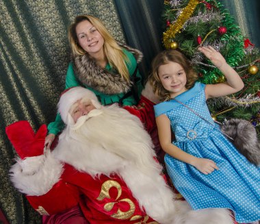 İnsanlar Noel Baba tebrik