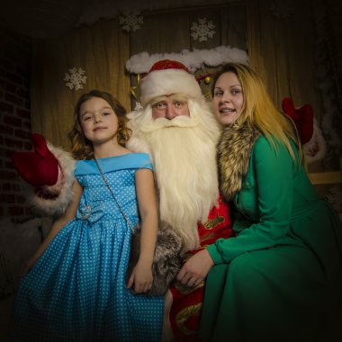 İnsanlar Noel Baba tebrik