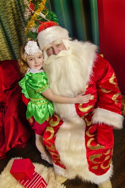 İnsanlar Noel Baba tebrik