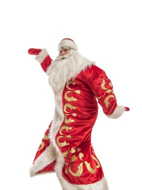 Santa Claus on a white background clipart