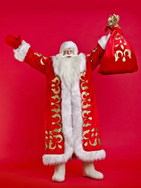 Santa Claus rysk jul — Stockfoto