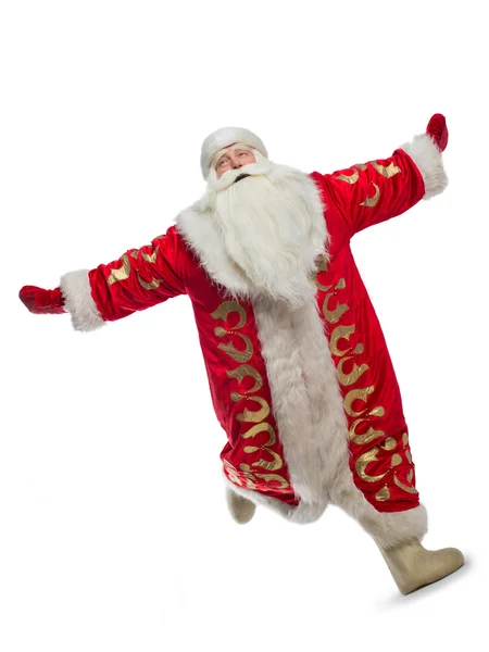 De vliegende Santa Claus — Stockfoto