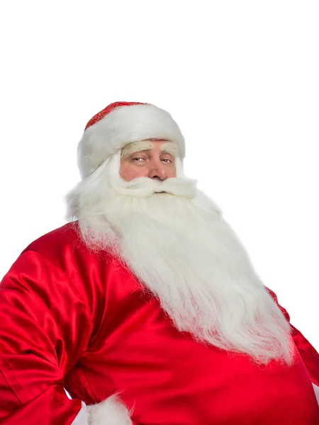 O Papai Noel olhando — Fotografia de Stock
