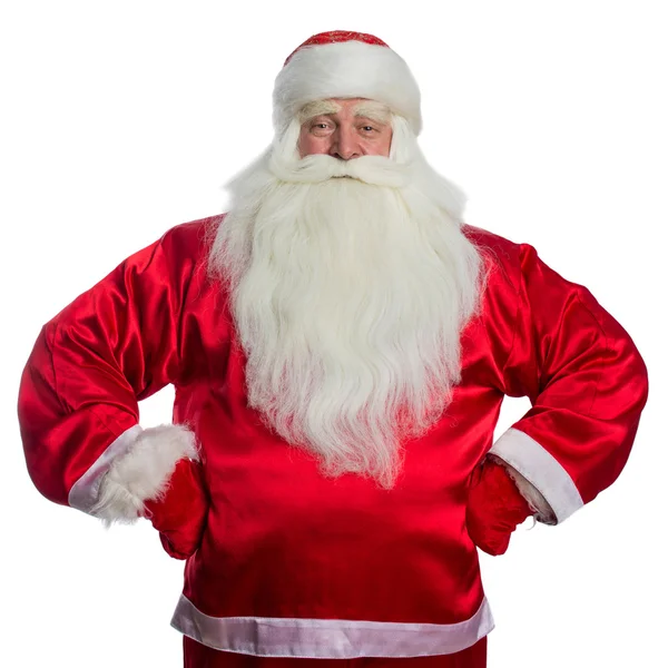 Улыбающийся Санта Клаус — стоковое фото