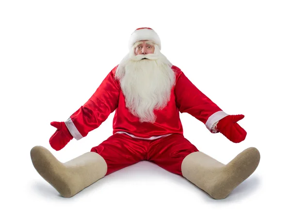 Santa Claus is sitting — Stock Photo, Image