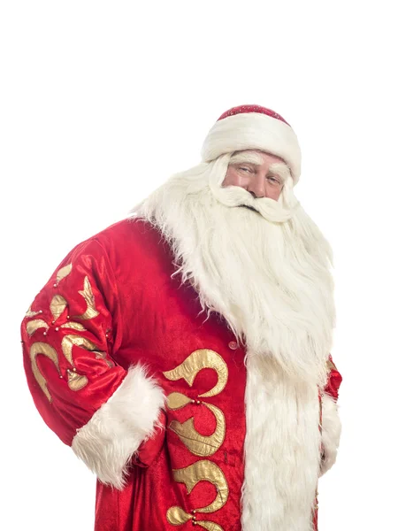 Babbo Natale su sfondo bianco — Foto Stock