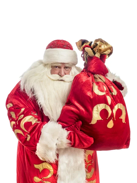 Weihnachtsmann auf weißem Hintergrund — Stockfoto