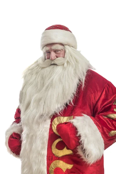 Santa claus op een witte achtergrond — Stockfoto