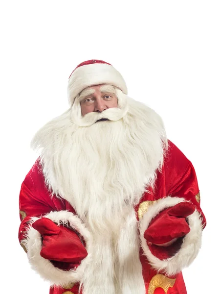 Babbo Natale su sfondo bianco — Foto Stock