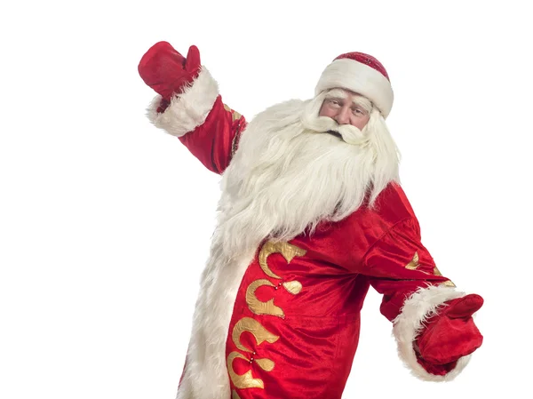 Babbo Natale su sfondo bianco — Foto Stock