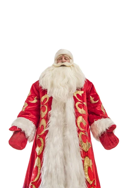 Santa claus op een witte achtergrond — Stockfoto