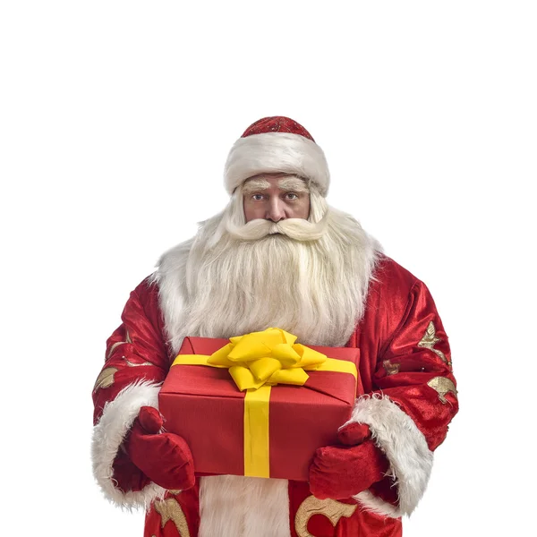 Santa claus op een witte achtergrond — Stockfoto