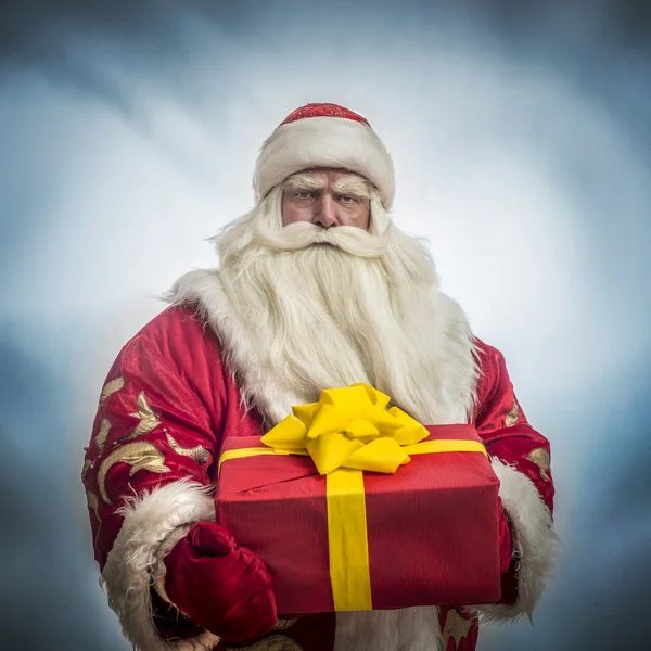 Santa claus op een witte achtergrond — Stockfoto