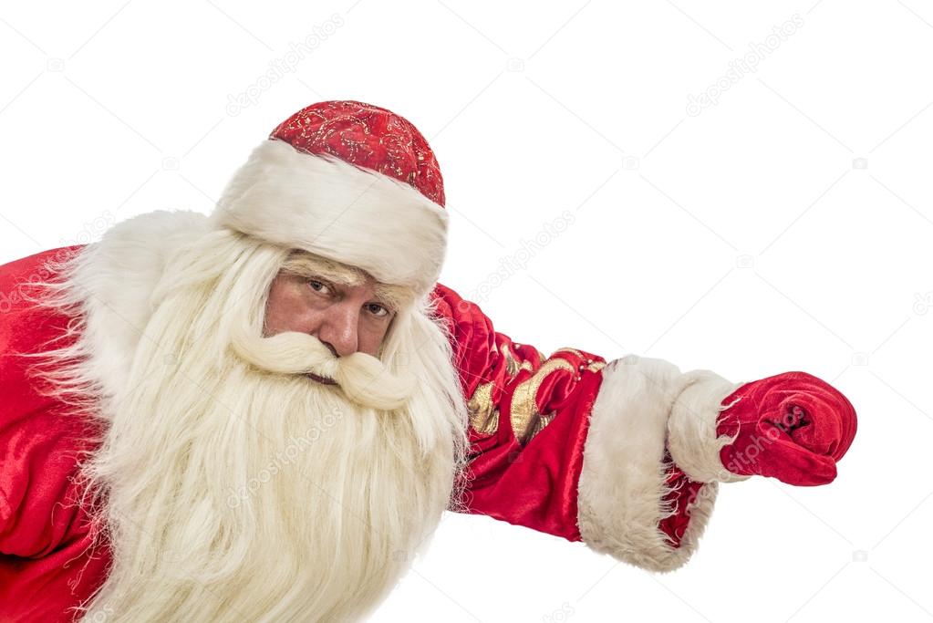 Santa Claus on a white background