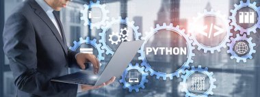 Python yüksek seviye programlama dili. İletişim Teknolojisi Konsepti.
