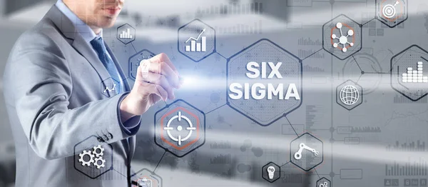 Six sigma - set of techniques and tools for process improvement 2021. — Stock Photo, Image