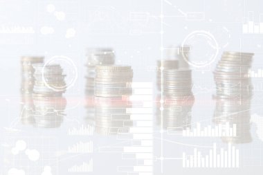 İş dünyası modern teknoloji. Sanal ekranda BI İş Zekası kavramı.