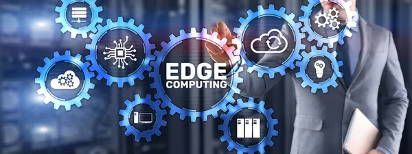 EDGE Teknoloji İnternet Konsepti Hesaplanıyor. Karışık Ortam. — Stok fotoğraf