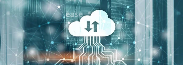 Future Network Cloud Services Business Konzept. Cloud für Ihre Organisation. — Stockfoto