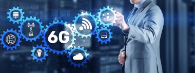 6G Modern Endüstri Yüksek Hız İletişim Teknolojisi.