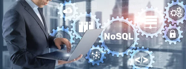 NoSQL-beginselen voor de implementatie van databankbeheermechanismen. — Stockfoto