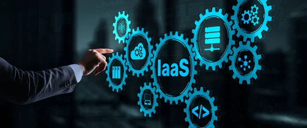 IaaS-Infrastruktur als Service Cloud Computing-Dienstleistungsmodell. — Stockfoto