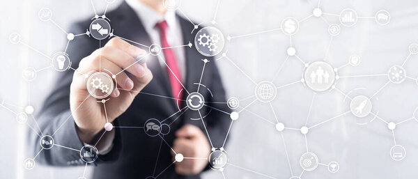 Концепция автоматизации технологических процессов на виртуальных экранах смешанных медиа.