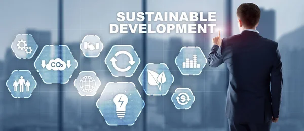 SDG - Sustainable Development Goals. Business Technology concept — Stock Photo, Image