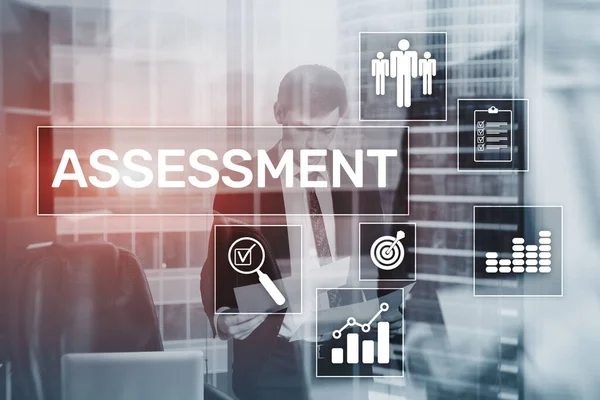 Assessment Analysis Analytics Technologiekonzept zum geschäftlichen Hintergrund — Stockfoto