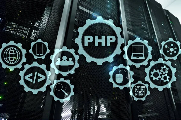 Php Programming Language Developing Programming Coding Technologies Cyber Space Concept — Stock Photo, Image