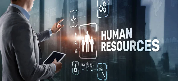 Modern Human Resources Hiing Job Occupation Concept. Unternehmenstechnologie — Stockfoto