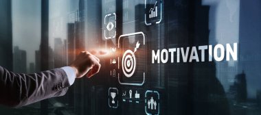 Motivasyon kişilik gelişimi konsepti. Herhangi bir hedefe ulaşmak