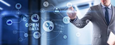 Veri Aç. Erişim Konsepti Modern Teknoloji
