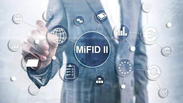 Директива Рынках Финансовых Инструментов Mifid Концепция Защиты Инвесторов — стоковое фото